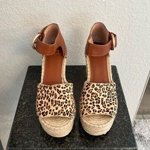 Marc Fisher Leopard Espadrilles